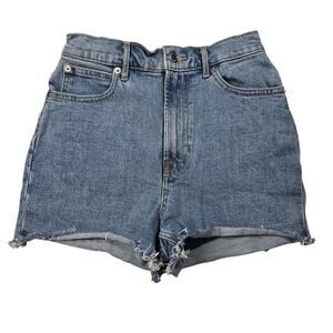 Everlane The Way-High Jean Short Cutoff High Waist size 25